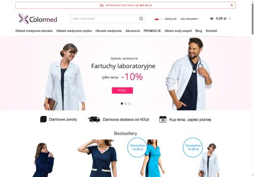Colormed polski producent odzieży medycznej Colormed polski producent odzieży medycznej
