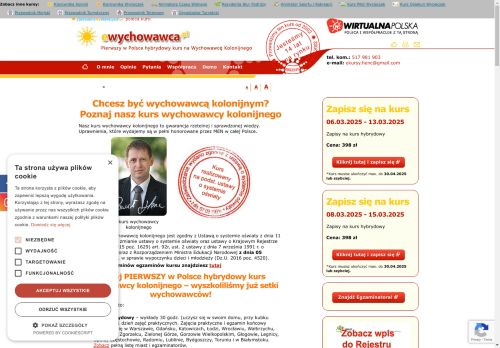 Kursy ONLINE na wychowawców kolonijnych. Wygodnie i kompetentnie! Kursy ONLINE na wychowawców kolonijnych. Wygodnie i kompetentnie!