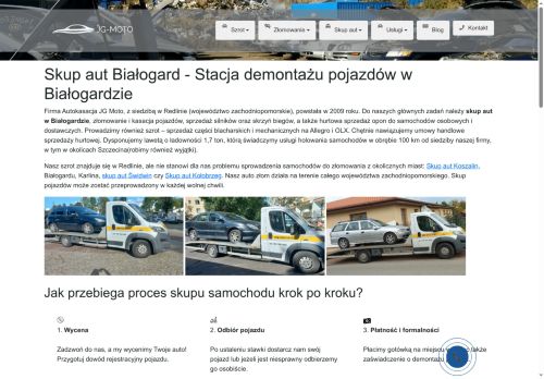 JG MOTO złomowanie samochodów JG MOTO złomowanie samochodów