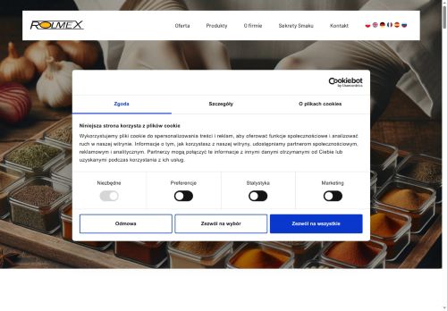 Producent i hurtownia przypraw Rolmex Producent i hurtownia przypraw Rolmex