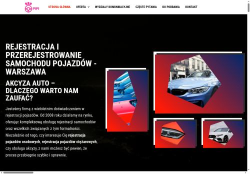 Rejestracja pojazdów agencja celna akcyza samochodowa pomoc