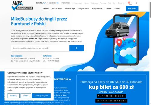 Busy do Polski z Anglii