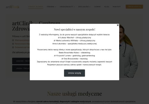 ArtClinik Kraków Chirurgia Ogólna