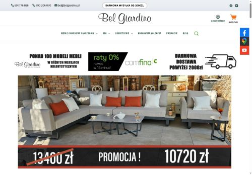 Bel Giardino to najlepszy importer mebli ogrodowych z technorattanu.