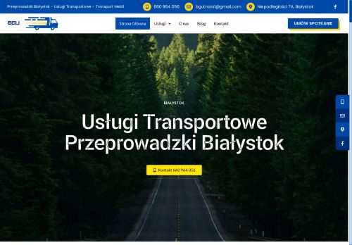 BGU Przeprowadzki Bagażówka Usługi Transportowe