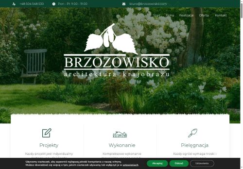 Projekty Ogrodów Brzozowisko