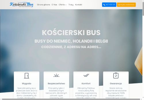 Busy do Niemiec zachodniopomorskie