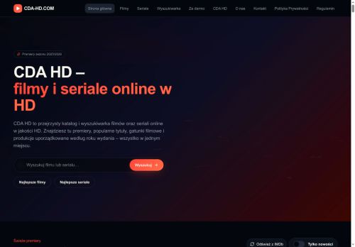 CDA HD wyszukiwarka filmów i seriali online w ja