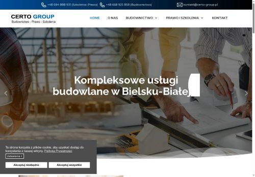 Usługi budowlane Bielsko Biała Certo Group