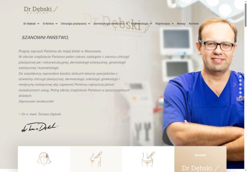 Dr Dębski - lekarz medycyny