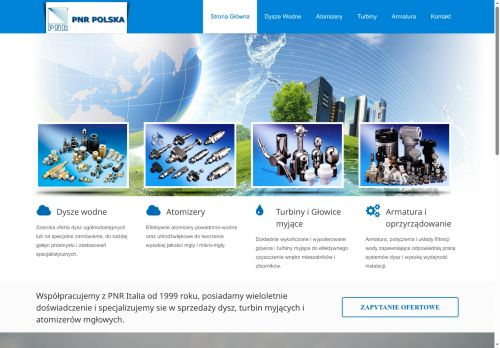 Atomizery i głowice myjące