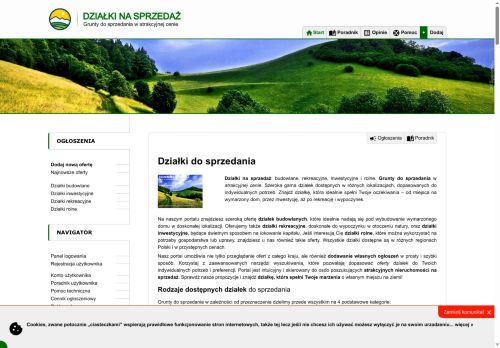 Działki na sprzedaż, bezpośrednio