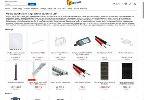 Latarnie oświetleniowe LED