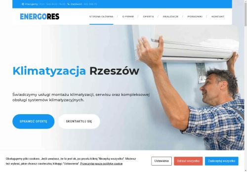 Klimatyzacje Pompy ciepła Rzeszów Energores