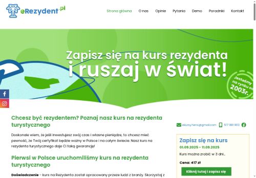 Kursy ONLINE na i dla rezydentów! Wygodnie i kompetentnie!