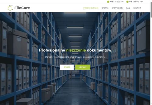 Niszczenie dokumentów Katowice