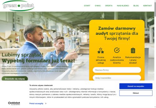 GREEN POINT PP POLSKA sprzątanie obiektów, doczyszczanie podłóg