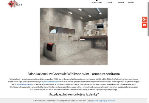 hemar.gorzow.pl salon łazienek