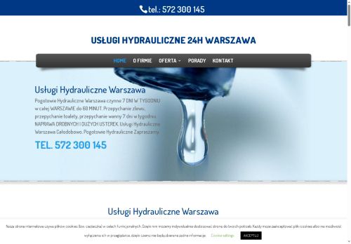 Hydraulik 24h Warszawa pilna pomoc