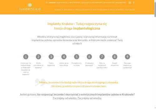 Estetyczne implanty zębów kraków