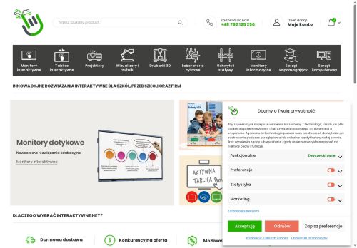 Najnowsze monitory interaktywne