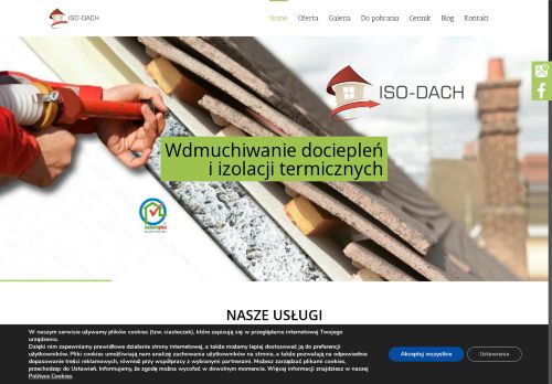 iso-dach.eu wdmuchiwanie dociepleń