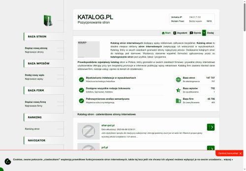 Internetowy katalog stron