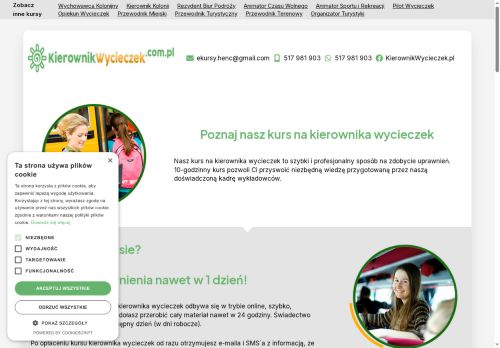 Internetowy kurs na i dla Kierowników Wycieczek! Wygodnie i rzetelnie!