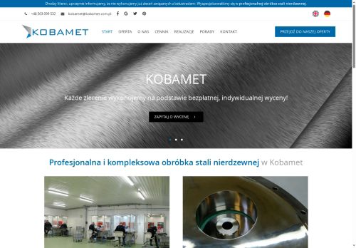 Balustrady nierdzewne poznań - KOBAMET