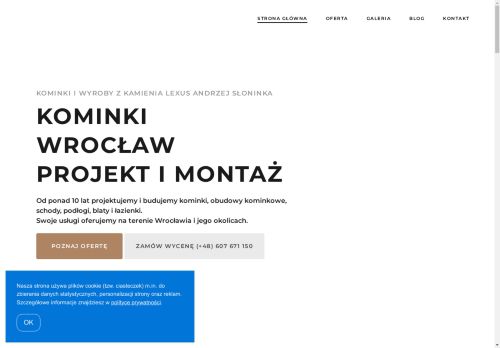 Montaż kominka Wrocław, Kominki Lexus
