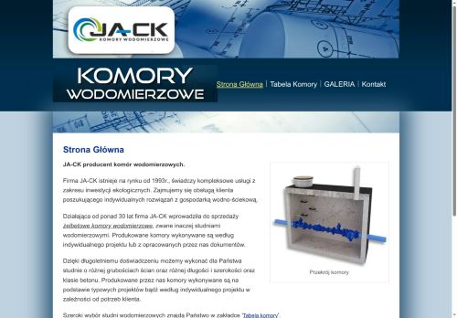 Komory wodomierzowe, Studnie wodomierzowe, komory techniczne, komora