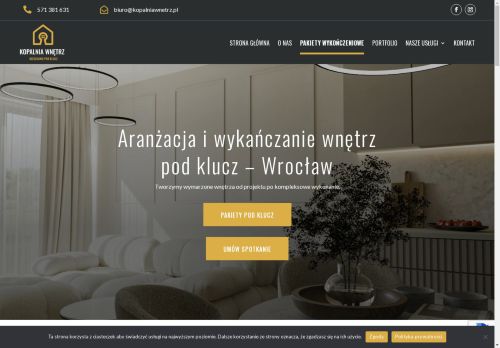 Kopalnia Wnętrz mieszkanie pod klucz