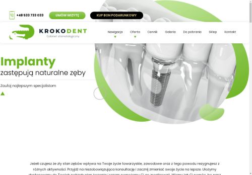 Protezy Pruszków Krokodent