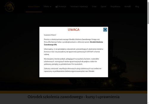 Ośrodek Szkolenia Zawodowego Alfa