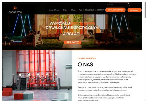 Loungetime - wypożyczalnia mebli eventowych