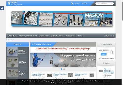 Magnesy neodymowe magnes z rączką 