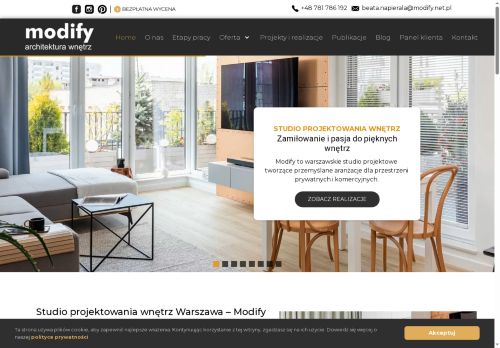 Modify projektant wnętrz Warszawa