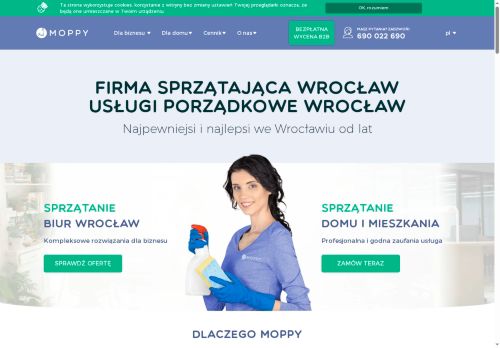Firma sprzątająca z Wrocławia - MOPPY