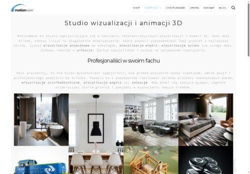 Motion Wave Grafika 3D Animacja Wizualizacja