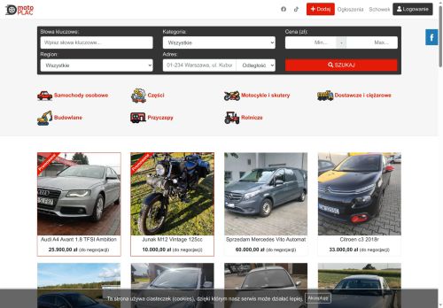 Ogłoszenia motoryzacyjne