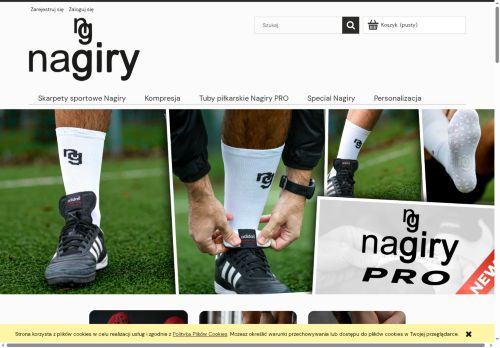 Skarpety antypoślizgowe sportowe