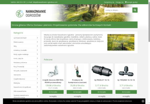 Nawadnianie ogrodów