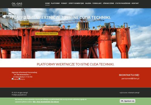 Platformy wiertnicze oil gas
