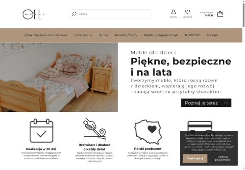 Ollmebel producent łóżek dziecięcych