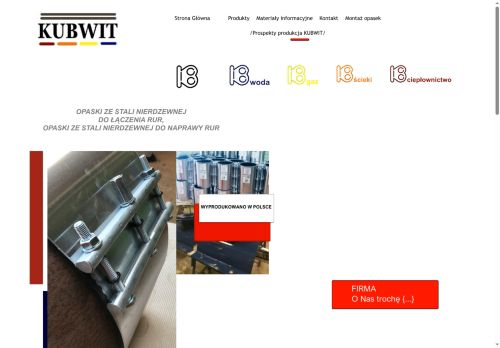 Opaska naprawcza na rury ze stali, żeliwa, azbestocementu