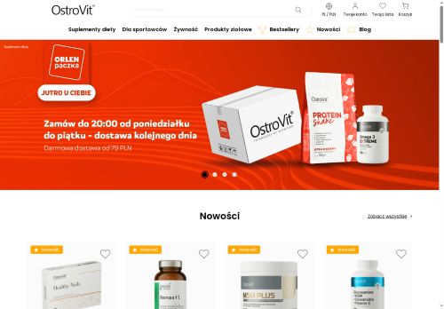 Ostrovit - producent odżywek i suplementów diety