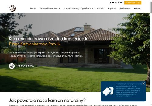 Producent kamienia cegła na elewacje ogrodowego dom ściany murki