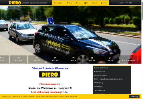 Prawo jazdy Warszawa Piero
