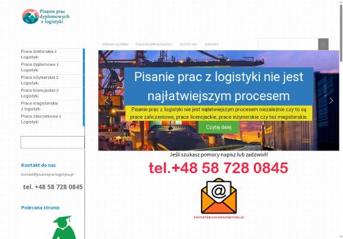 Pisanie prac dyplomowych z logistyki