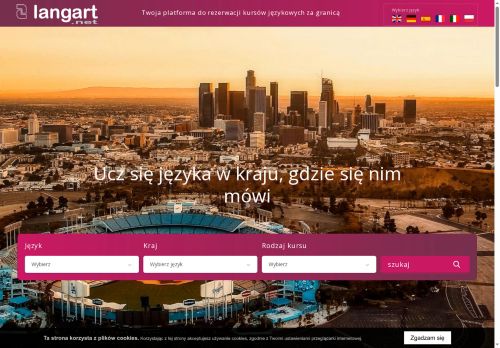 Szkoły językowe za granicą Langart.net